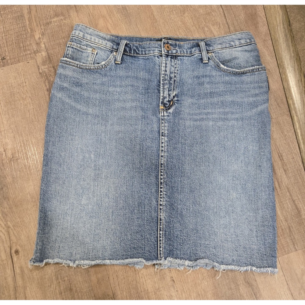 Silver Jeans Co Frisco Pencil‎ Denim Mini Skirt Women's 8